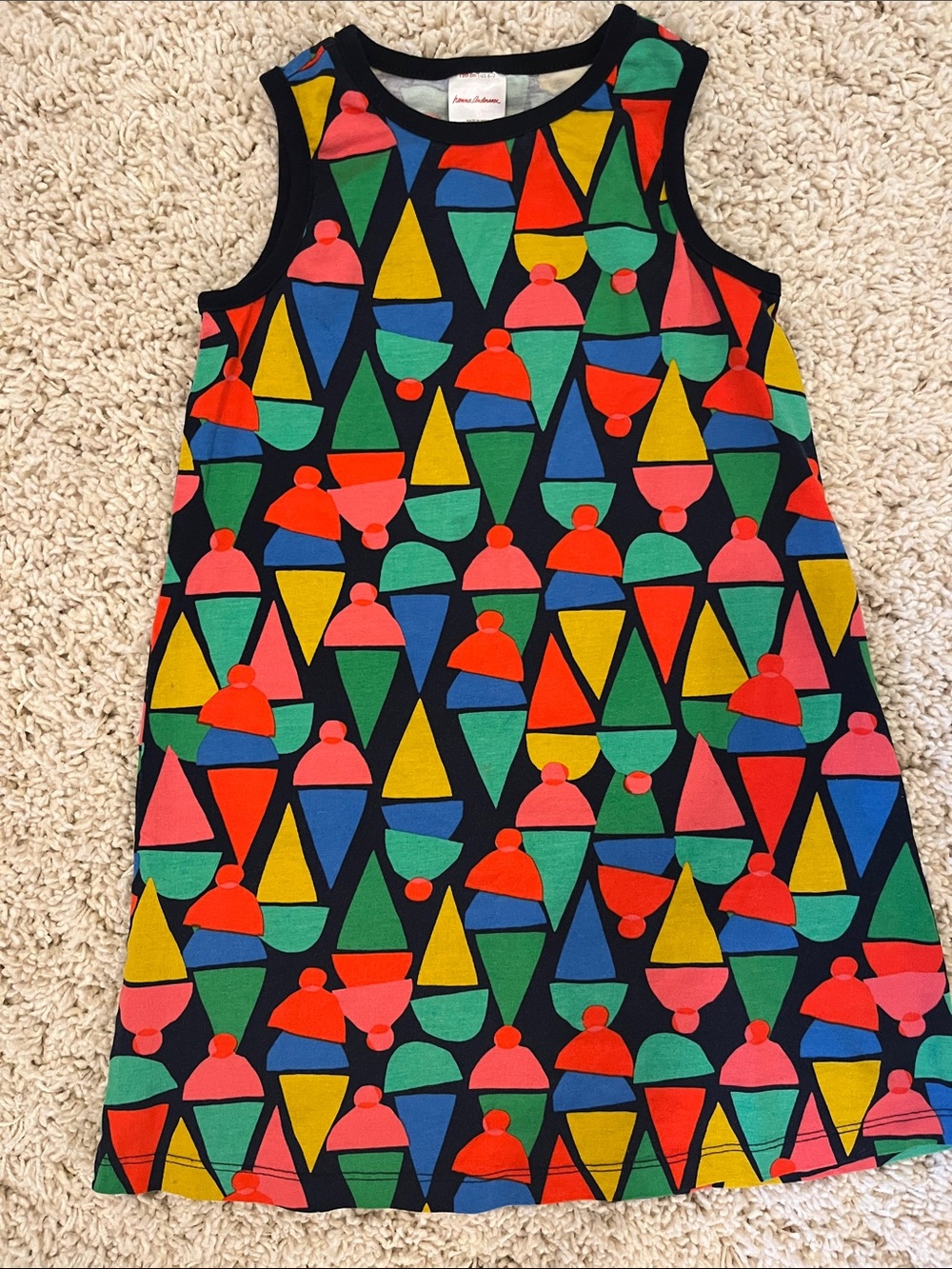 Hanna Andersson | Ice Cream Colorful Geometric Tank Dress - Multicolor | Size 6-